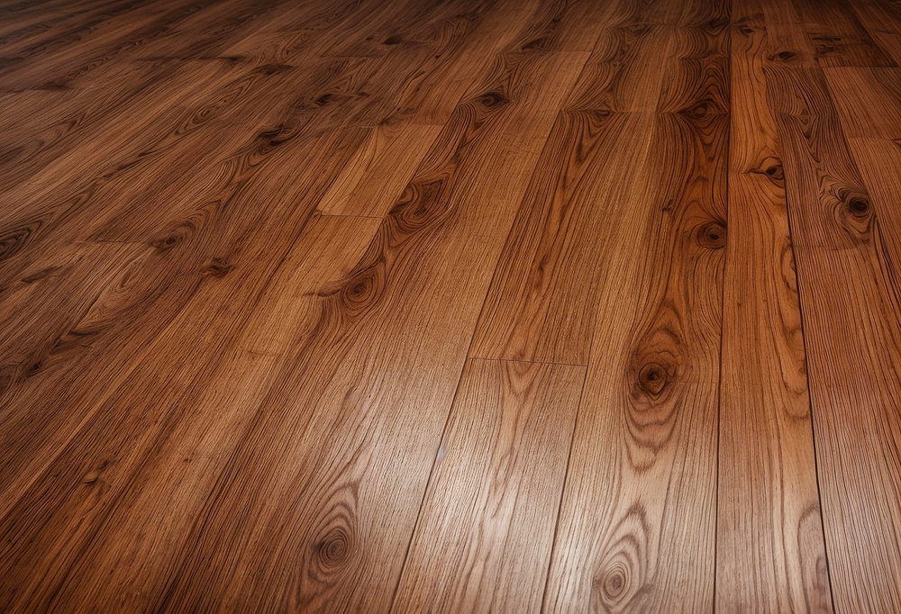 Smooth,,Polished,Wooden,Surface,With,Subtle,Grain,Patterns.,Hdr,,Brown,