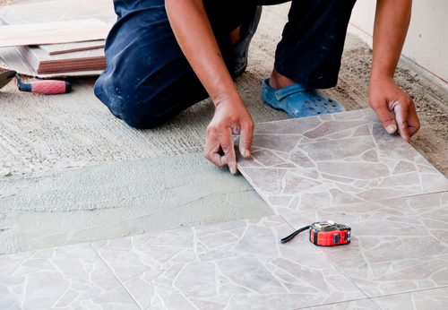tile installation